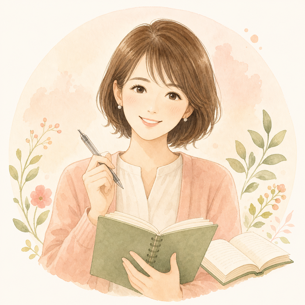 はこままのプロフィールイラスト